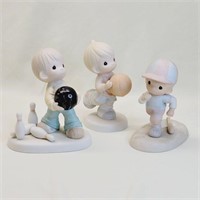 3 Precious Moments Figurines - Sports 1985/95/96