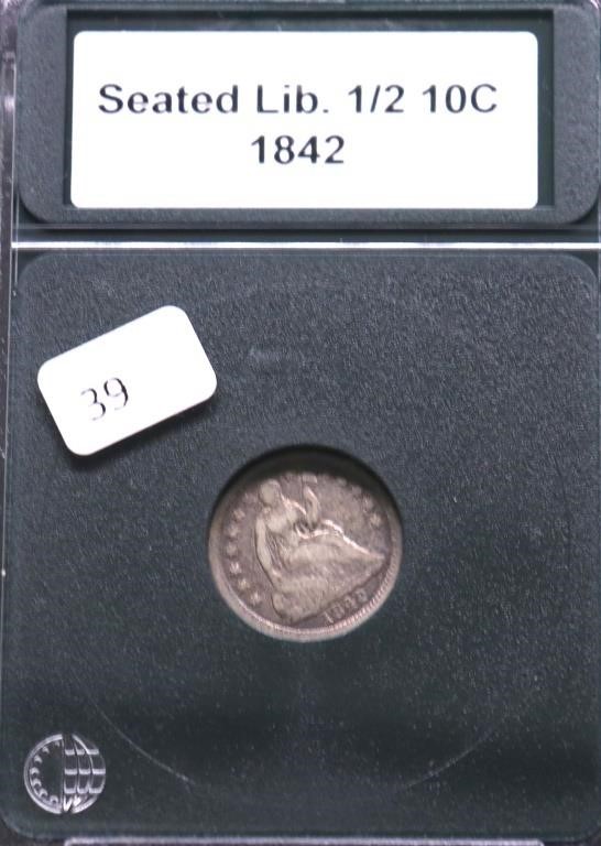 White Marble Coin Auction