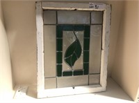 Timber Framed Stained Glass Window 60 x 48cm