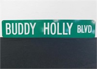 BUDDY HOLLY BLVD. STREET SIGN