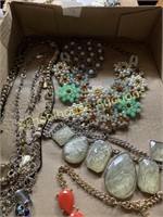 Tray fashion jewellery statement piece necklaces