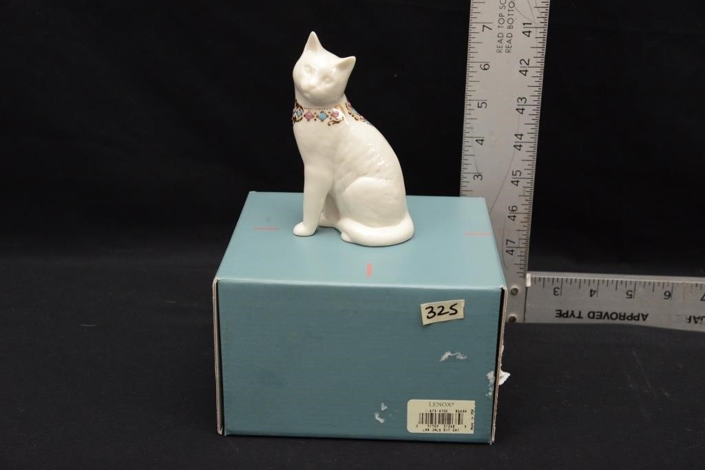 LENOX CHINA JEWELS PORCELAIN CAT