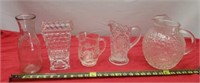Glassware Including American Fostoria Flower Vase