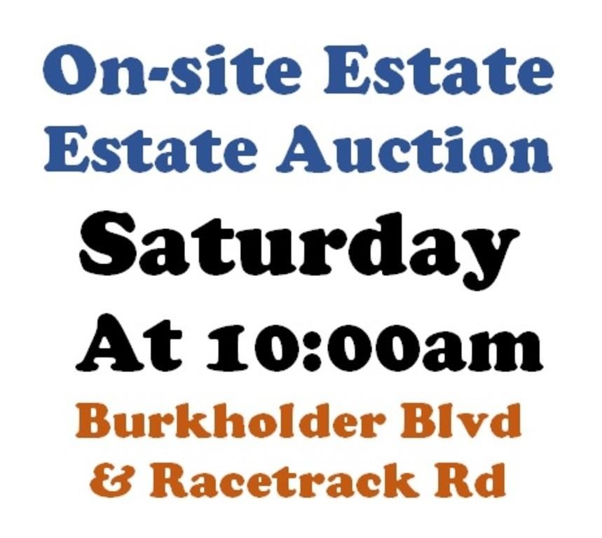 Sat.@10am - Burkholder & Racetrack Estate On-Site Auction | Live and ...