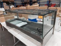 S/S Glass Front Bain Marie with Glass Doors