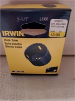 Irwin 2-1/2" Hole Saw