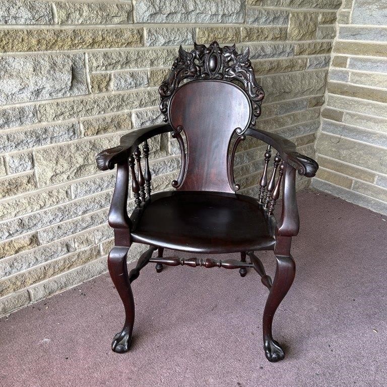 Vintage Mahogany Arm Chair