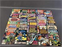 Approx 35 Marvel comic books