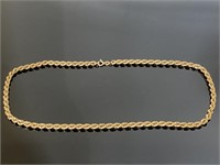 14k gold necklace.