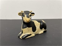 Hand Painted Signed Ceramic Cow, Sue ‘91