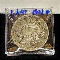 1921 -P  Peace Silver $ Coin