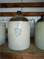 5 gal. UHL pottery jug