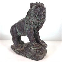 Unmarked Lion Sculpture