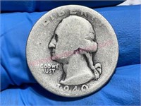 1940 Washington Quarter (90% silver)