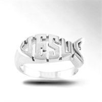 Jesus Fish Ring - Size 9