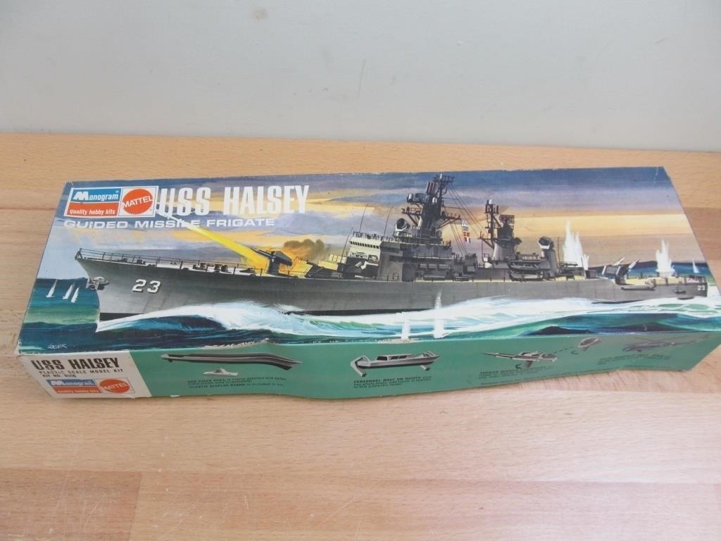 Monogram USS Halsey 6856 Model