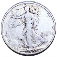 1927-S Walking Liberty Half Dollar LIGHTLY CIRC