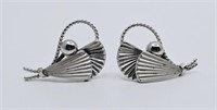 Vintage Sterling Silver Earrings