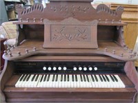 Williams Bros Walnut Pump Organ