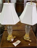 2 Waterford Table Lamps 26"H - Works
