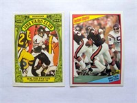 Walter Payton Topps Cards 1984 Replay 1986 1000 Yd
