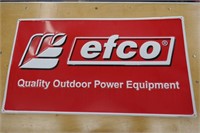 EFCO QUALITY OUTDOOR POWER TIN SIGN