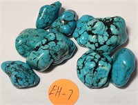 S1 - LOT OF TURQUOISE STONES (EH7)