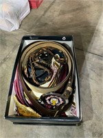 belts and ties box lot