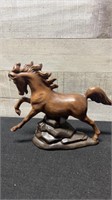 Ceramic Horse Figurine 9" X 7"