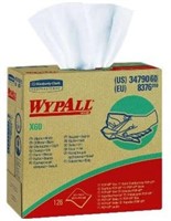 WypAll X60 Wipers - 9.1x16.8 terry wiper wipes