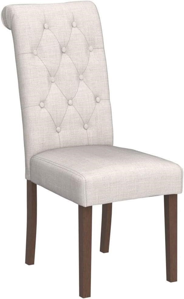 COLAMY Tufted Dining Room Chair, One Piece