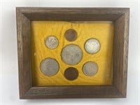 Framed Australian Coin Currency