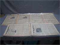 Assorted Lot Of Vintage Stars & Strips Newspapers