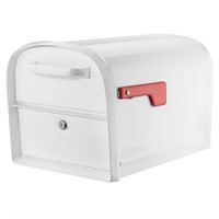 Architectural Mailboxes White Metal Lockable