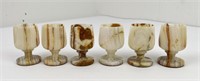 Group of Onyx Cordial Glasses