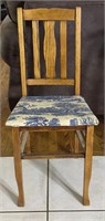 Primitive Solid Oak Chair