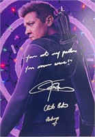 Autograph COA Hawkeye Photo