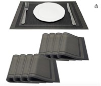 Allgala 8-Pack Dining Table PVC Placemat Set
