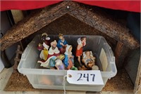 Nativity w/Creche