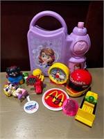 McDonald buttons and mics toys