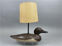 Mason Canvasback Hen Decoy Lamp