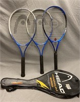 Head and Dunlop Titanium Tennis Rackets
