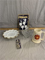 Souvenir Spoons, Serving Plate, and More
