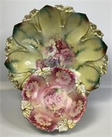 R S Prussia Porcelain Floral Bowls
