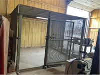 11.5'X12' Metal Cage with Door (3 Sides)