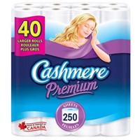 40-Pk Cashmere Premium Soft & Thick Toilet Paper,