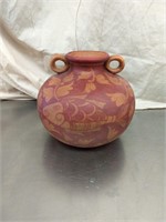 7" round Vase with handles