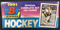 1991 BOWMAN HOCKEY OFFICIAL COMPLETE SET 429 PLAYE