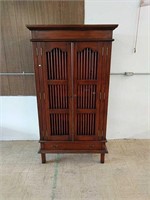 Wooden Birdcage Cabinet