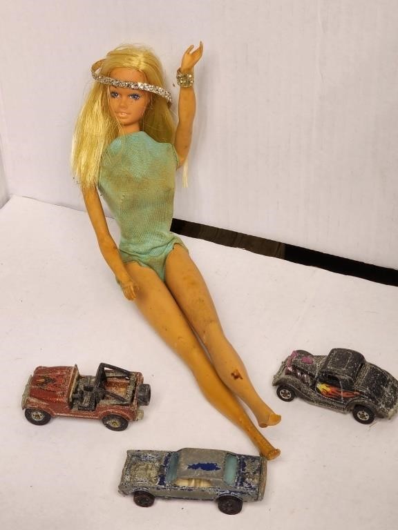 Barbie and hot wheels 1 Redline